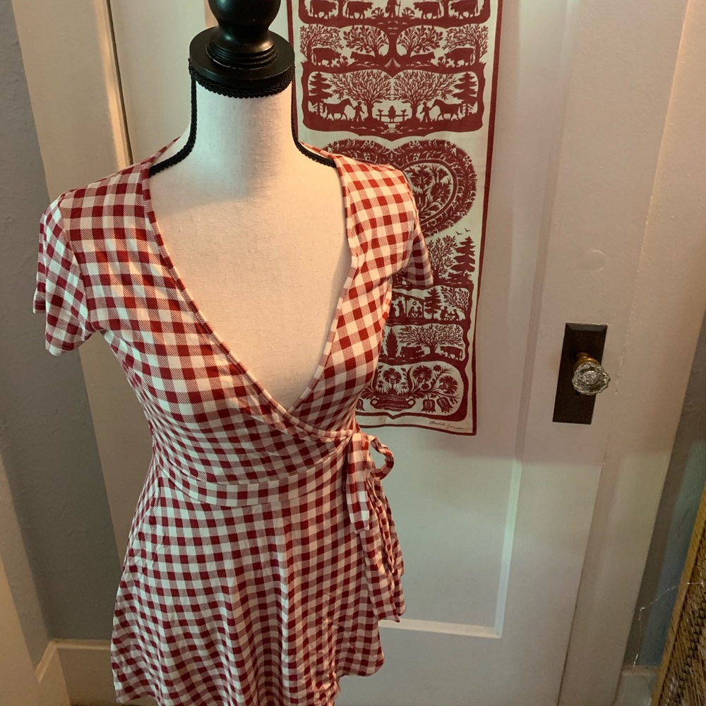Gingham Romper